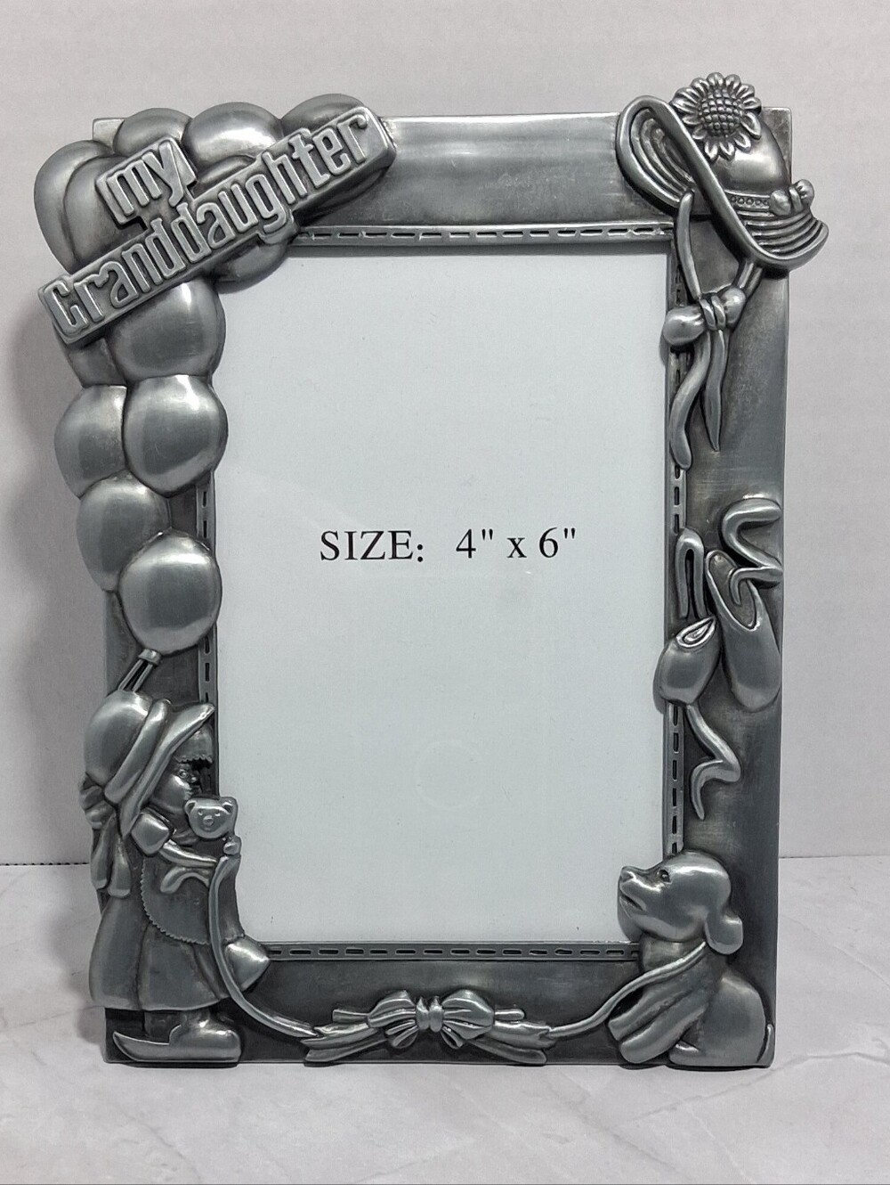 My Granddaughter Pewter-Style 4x6 Photo Frame